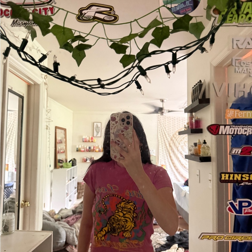 Urban Outfitters Pink Graphic Tee